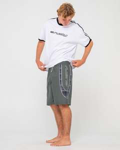 Mens Boardshorts: Charger 21" Elastic Waist Boardshort