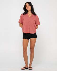 Womens Tops: Summer Court Boxy Shirt