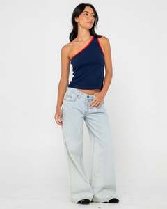 Womens: Wendy Wide Low Rise Jean