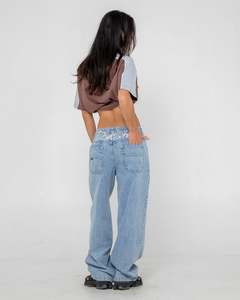 Womens Pants: Gangsta Baggy Low Rise Jean