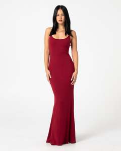 Nicky Fitted Slip Maxi Dress