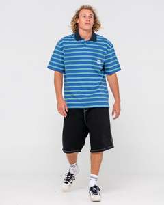 Inspectah Deck Oversized Striped Polo