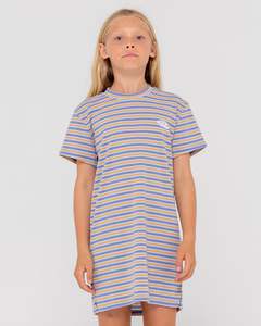 Camila Stripe T Shirt Dress Girls