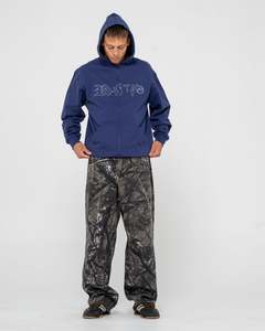 Mens Outerwear: Ransom Zip Through Fleece Hoodie