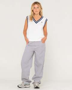 Womens Outerwear: Nero V Neck Knit Vest