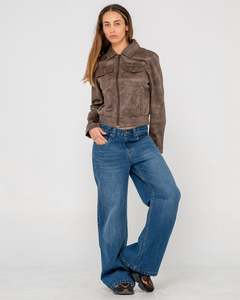 Ally-way Faux Leather Jacket