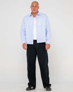 Mens Shirts: Freaker Pinstripe Long Sleeve Shirt