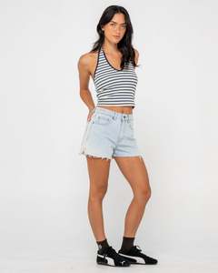 Penny Kick Flare Denim Short