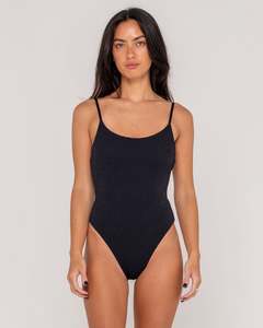 Womens One Piece Swimwear: Sandalwood Low Back One Piece Swimsuit