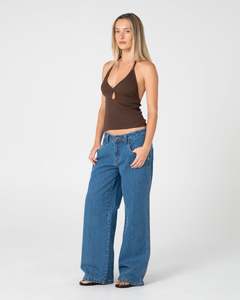 Womens Bottoms: Lucy Loose Low Rise Jean