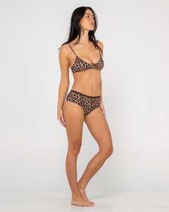 Womens Swimwear: Lennie Leopard Bikini Booty Short