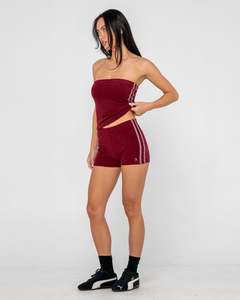 Womens Mini Skirts And Micro Shorts: Lamar Towelling Booty Short