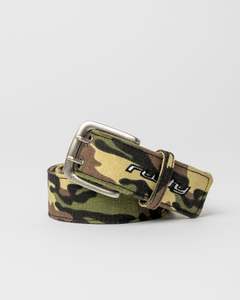 Mens Belts: Raid Camo Canvas Belt