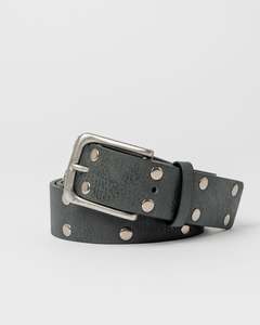 Mens Belts: Worn Out Stud Belt