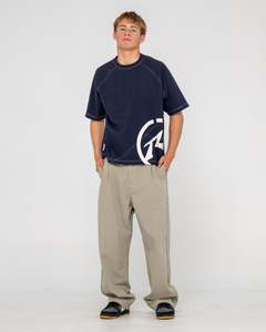 Mens Pants: Request Line Pleated Herringbone Pant