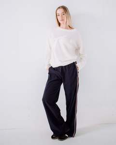 Womens Tops: Miles Open Graphic Knit