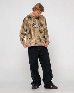 Camo Ice Printed Crew Knit