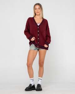 Womens Tops: Croyden Oversized Cardigan