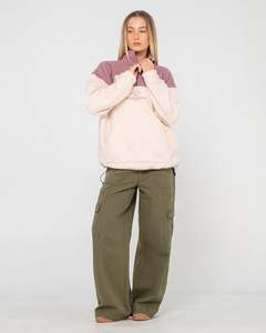 Womens Tops: Central Division Quarter Zip Polar Fleece