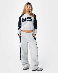 Harvest Cropped Crew Fleece