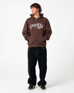 Mens Outerwear: Freaker Zip Through Fleece Hoodie