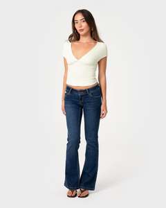 Womens: Lindsay Low Rise Boot Leg Jean