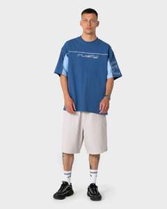 Mens: Cyberwave Graphic Oversized Tee