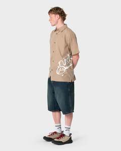 Spray N Pray Graphic Check Shirt