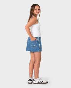 Flip Girl Mini Denim Skirt