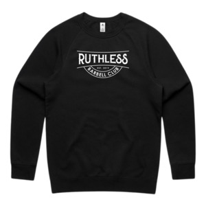 RBC Long Logo Crew Ruthless Barbell Clu