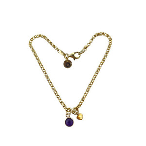 Products: Heart Bracelet - Amethyst Ruune Jewellery