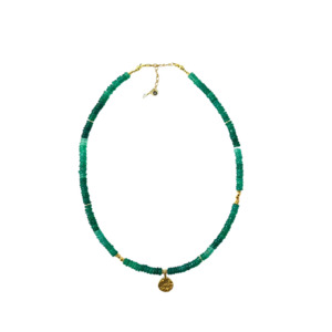 Products: Mighty Talisman Necklace - Green Onyx Ruune Jewellery