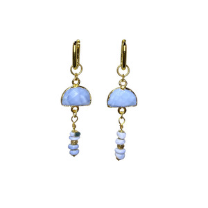 Products: Prosperity Earrings - Blue Peruvian Opal Ruune Jewellery