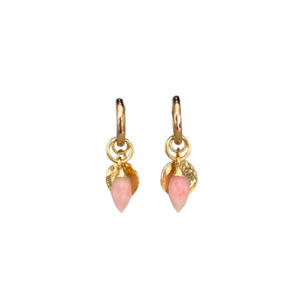 Intention Huggies - Pink Peruvian Opal Ruune Jewellery