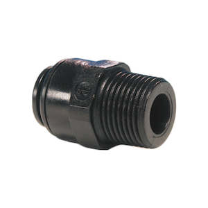 John Guest 12mm 1/2" Straight Adaptor Male Plastic