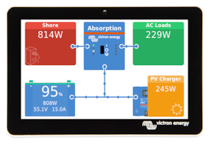 Water Tank Monitoring: Victron Energy GX Touch 50