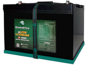 Solar: Enerdrive 12V 100Ah eLITE Lithium Battery EPL-100-12VLITE