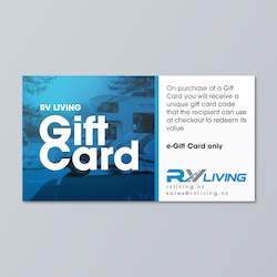 All: RV Living Gift Cards