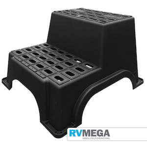 Portable Steps: Milenco Double Plastic Step