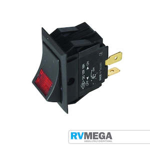 Switches Control Panels Sockets: Rocker Switch Heavy Duty Off/On 20 Amp at 12V only