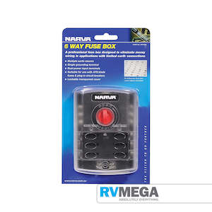 Fuses Connectors Cables: Narva 6 Way Fuse Distribution Box