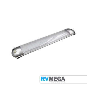 Lighting: Silver Interior Light - 60 LED Warm White With Switch 12 / 24V DC