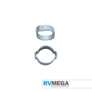 Gas Hose Copper Pipe: Crimp Type Hose Clamp 17-20mm Each