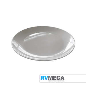 Crockery Cutlery Dining: Southern Alps White Melamine 22cm Plate