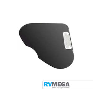 Oven Hob Parts Accessories: Thetford Striped Glass Lid T/S Triangular Hob Burner SSPA0218/SPCC1703