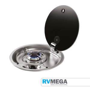Ovens Hobs Grills: CAN Single Burner Gas Hob & Glass Lid