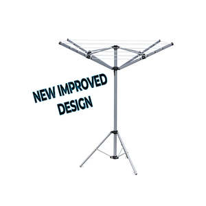 Bathroom Laundry Accessories: Australian RV Rotary Clothesline & Stand