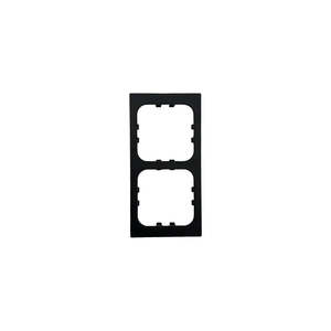 Switches Control Panels Sockets: C-line CG Range 2 Way Face Plate - Black