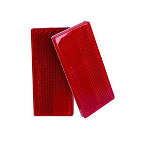 Red Adhesive Reflector 2 Piece