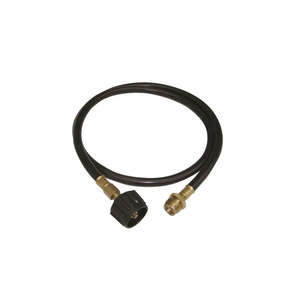 Gas Parts Accessories: Hose Adaptor QCC To 3/8" UNEF Male With 900mm Hose